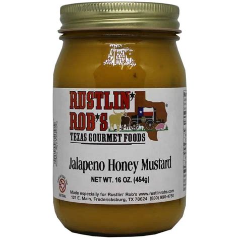 Jalapeno Honey Mustard • Rustlin Rob S Gourmet Texas Foods