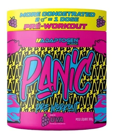 Panic Pre Workout G Adaptogen Science Araki Suplementos Atacado