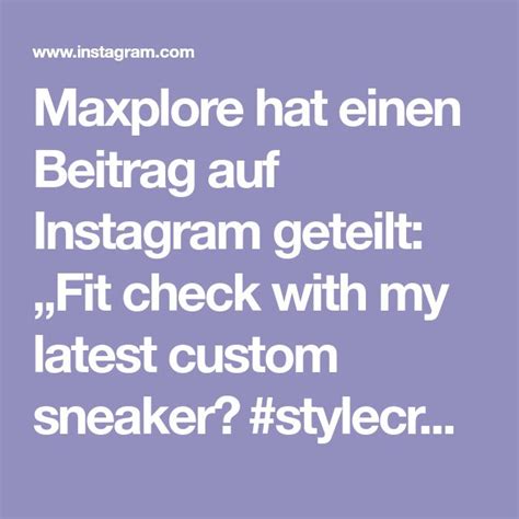 Maxplore Hat Einen Beitrag Auf Instagram Geteilt Fit Check With My