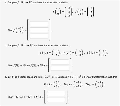 Solved A Supposef R2 → R3 Is A Linear Transformation Such