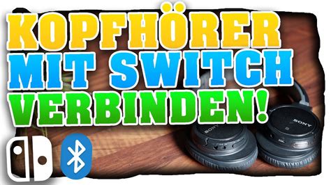 Nintendo Switch Bluetooth Kopfhörer Lautsprecher mit der Switch