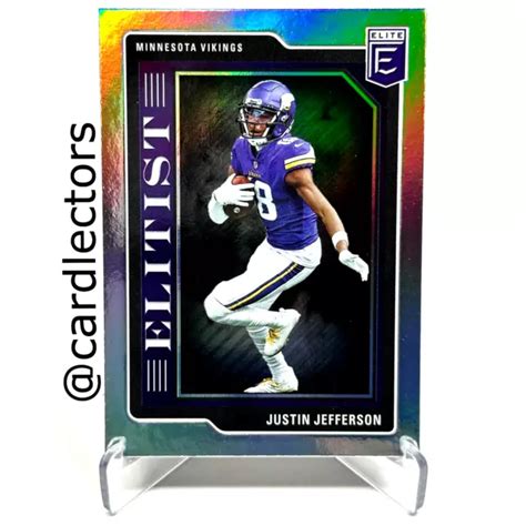 Panini Donruss Elite Football Justin Jefferson Elitist El