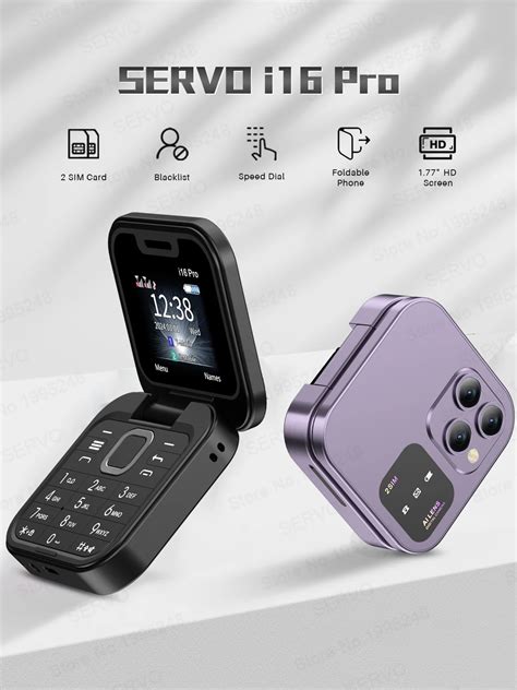 SERVO I16 Pro Mini Fold Mobile Phone Abra Mobility