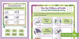 The Six Pillars Of Faith Display Posters Teacher Made