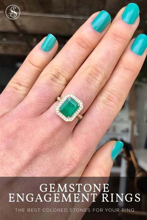 The Best Colored Gemstones For Your Engagement Ring Abby Sparks