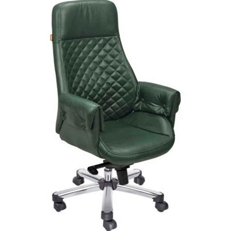 Mid Back Boss Leather Office Chair Fixed Arm At In Gurgaon