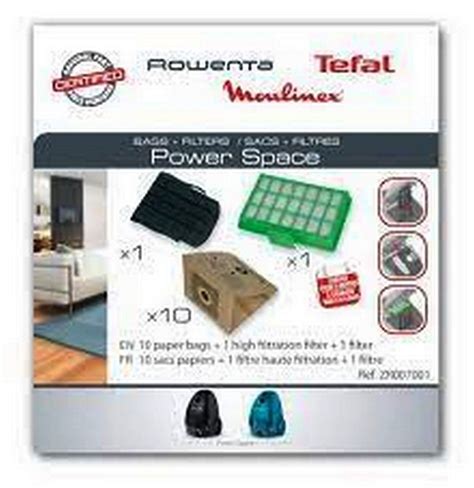 Sacs Papier Aspirateur Power Space Rowenta