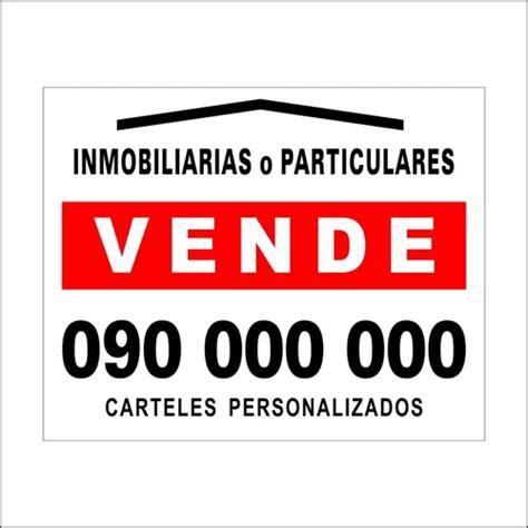 Cartel Se Vende Se Alquila Carteles X Cm Ojales Cuotas