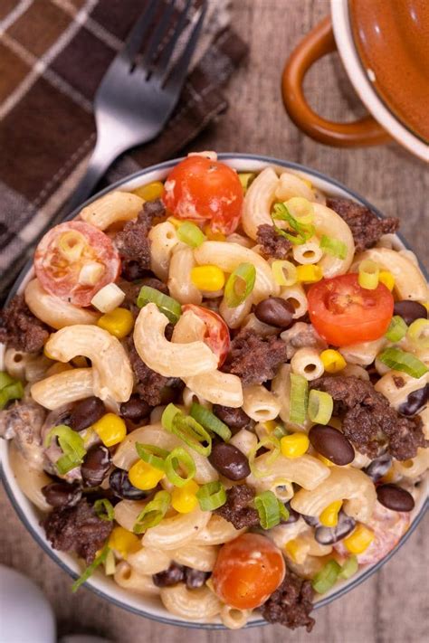 Easy Pasta Salad Best Homemade Cowboy Pasta Salad Recipe Easy