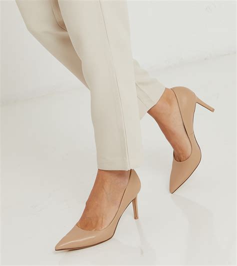 Buy Charles Keith Pointed Toe Stiletto Pumps In Nude Thstreet Bahrain