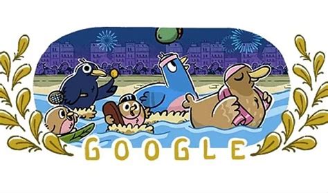 Google Paris Yaz Olimpiyat Oyunlar In Zel Doodle Haz Rlad