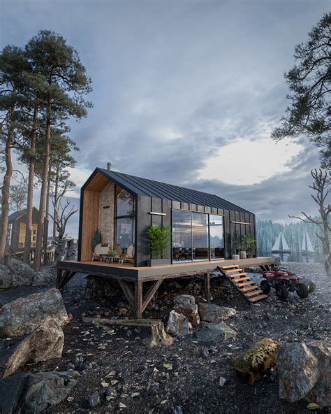 Nordic Cabin House Behance