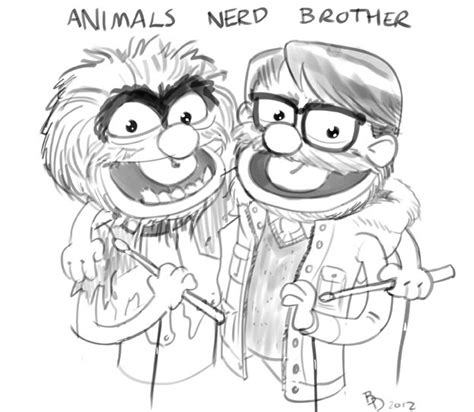 Omega Sketch Muppets By Ben Dale