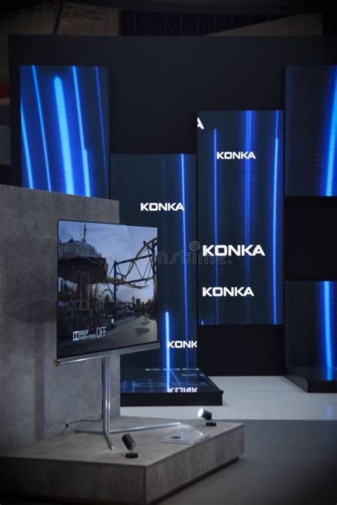 Konka OLED TVs at IFA 2019 editorial stock image. Image of video ...