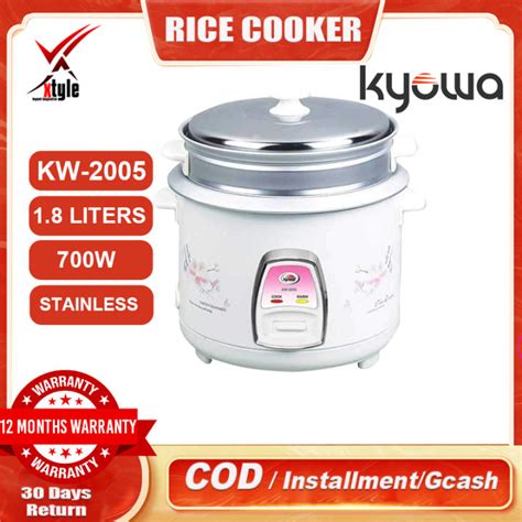 Kyowa Kw Rice Cooker With Steamer Liters I Aluminum Inner Pot I