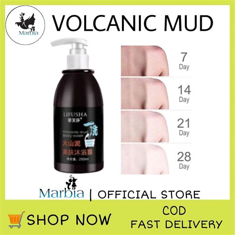 Volcanic Mud Body Wash Permanent Whitening Moisturizing Firming Arm Leg