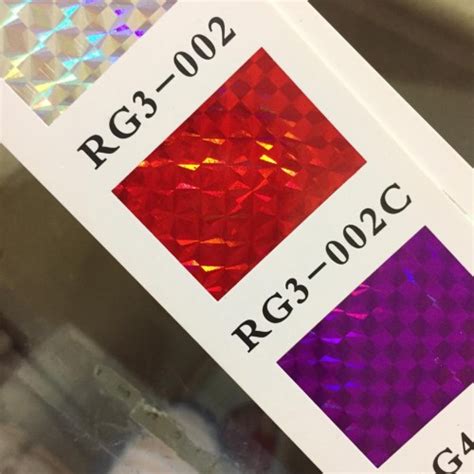 Jual KERTAS FOIL HOT STAMPING FOIL Hotprint Poly Emboss HOLOGRAM Jakarta Barat EliE