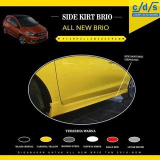 Jual Side Skirt Bodykit Bemper Samping Injection All New Brio