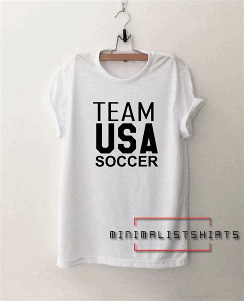 Team USA Soccer Tee Shirt for men and women. It feels soft