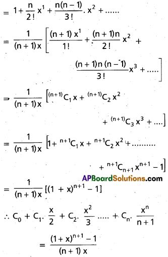 Inter Nd Year Maths A Binomial Theorem Important Questions Ap Board