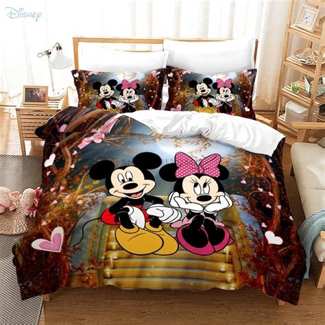 Disney Black And White Mickey Minnie Mouse Bedding Sets For Fruugo Ie