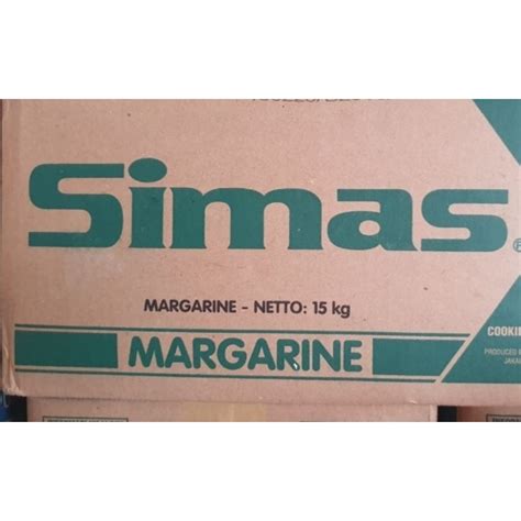 Jual Simas Margarine Margarin Dus 15 Kg 15kg Shopee Indonesia