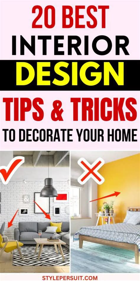 20 Best Interior Design Tips To Decorate Your Home – StylePersuit