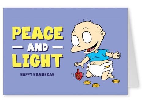 Rugrats Peace And Light Happy Hanukkah Karten F R Kinder