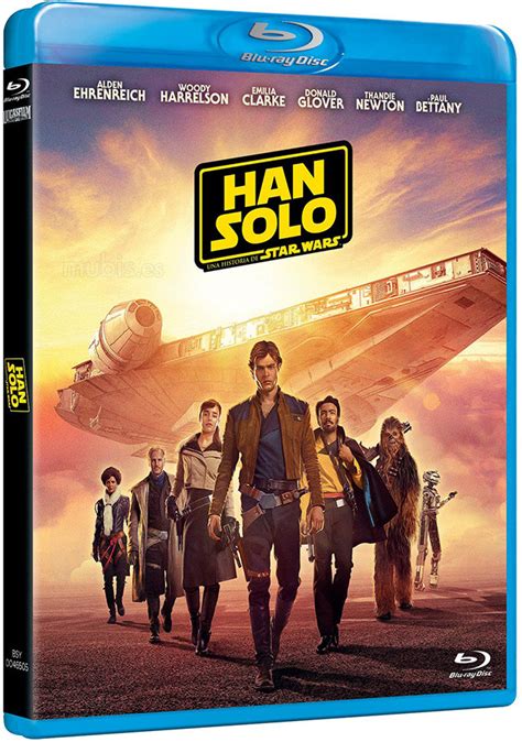 Carátula de Han Solo Una Historia de Star Wars Blu ray