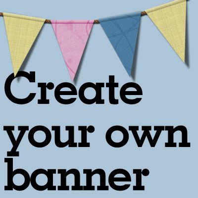 Create your own banner | Scrapbook Campus