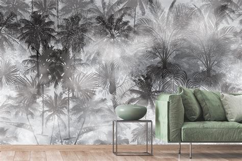 White Forest - Behung I Botanical Wallpaper