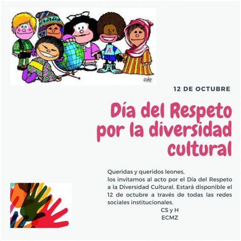 Invitamos al Acto por el día del Respeto por la Diversidad Cultural