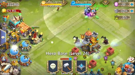 Castle Clash Evolving Atlanticore Youtube