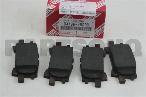 Genuine Toyota Pad Kit Disc Brake Rear Ebay