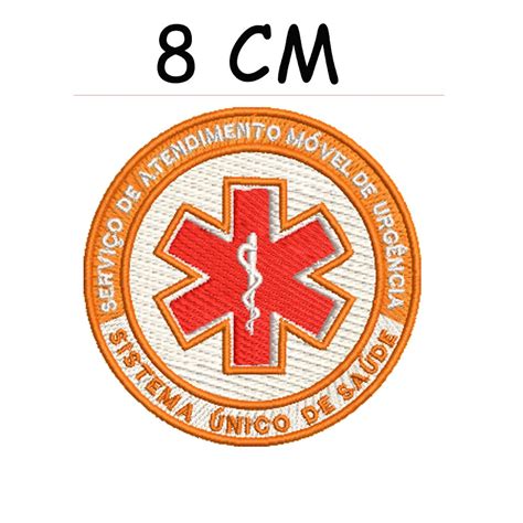 Patch Bordado SAMU Shopee Brasil