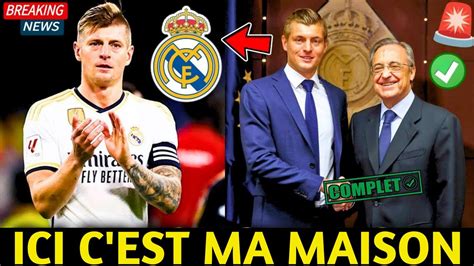 C Est Officiel C Est Confirm Toni Kroos Est D J Du Real Madrid