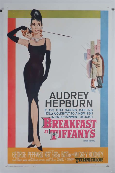 Breakfast At Tiffany S Original Movie Poster Us 1 Sht 27 X41 Simon Dwyer A Fast And Simple