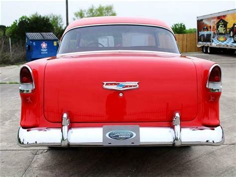 1955 Chevrolet Bel Air Resto Mod Torch Red Satin Charcoal Classic