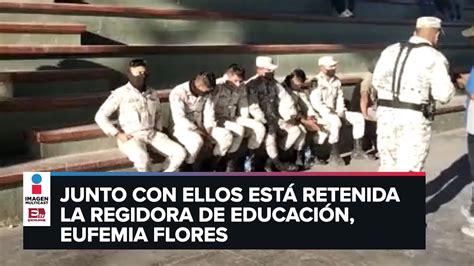 Desarman Y Retienen A Elementos De La Guardia Nacional En Amatl N