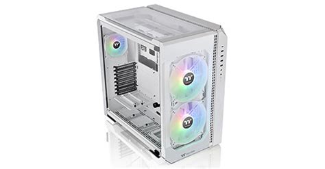 Gabinete Thermaltake View Tg Snow E Atx Sin Fuente Vidrio