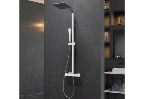 Colonne De Douche En Inox Avec Mitigeur Thermostatique Karag