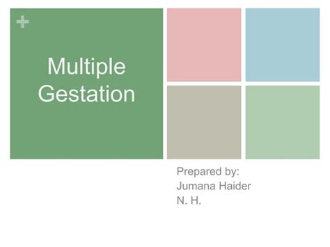 Multiple Gestation Ppt