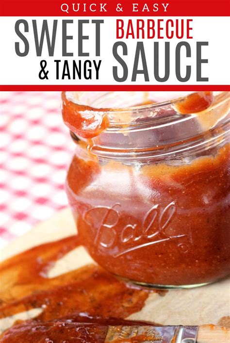 Homemade Barbecue Sauce Recipe Make Bbq Sauce Sweet Bbq Sauce