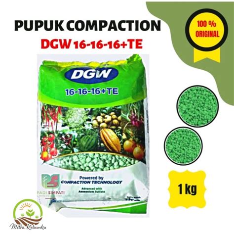 Jual PUPUK NPK DGW COMPACTION 16 16 16 TE Kemasan Pabrik Jakarta