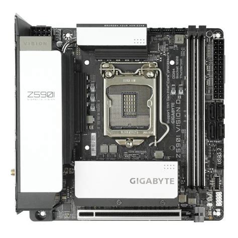 Gigabyte Z590i Vision D Lga 1200 Intel Z590 Sata 6gbs Mini Itx Motherboard パワーテクノロジーストア 通販