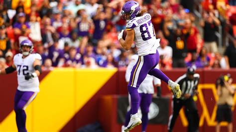 Lunchbreak: TE T.J. Hockenson Shines in Vikings Debut