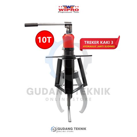 Jual Treker Kaki 3 HYDRAULIC 10 T Anti Sliding WIPRO RED Traker 3