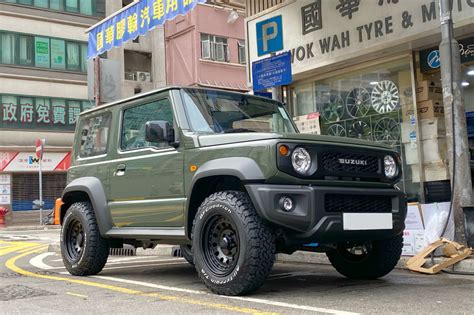 Suzuki Jimny Jb American Racing Outlaw Satin Black Wheels