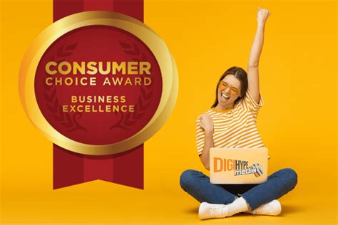 2021 Consumer Choice Award Winner For Business Excellence Digihype Media