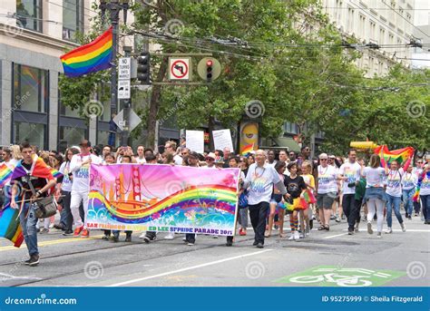 San Francisco Gay Pride Parade 2017 Imagen De Archivo Editorial